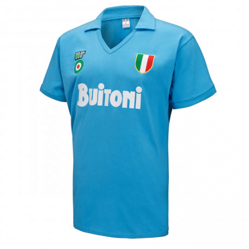 87-88 Napoli Retro Home Kit Soccer Jersey